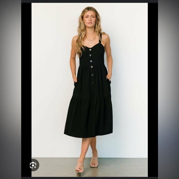 Baltic Born Sammy Black Midi Dress - Picture 2 of 11